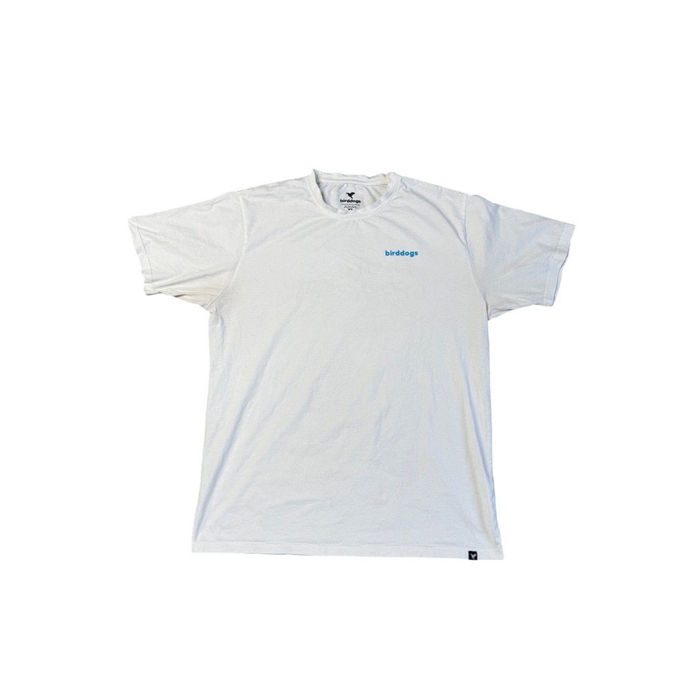 Birddogs Graphic T-Shirt Mens XL White Short Sleeve Hummingbird Good Condition‎